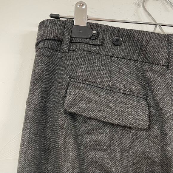 BCBGMaxAzria Grey Houndstooth Womens Slim Fit Chino Trouser Dress Pants S Work - Picture 12 of 14